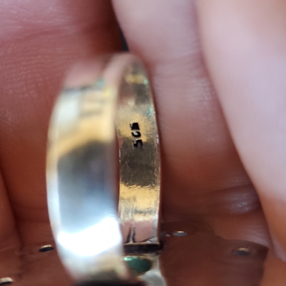 New Oversized Tsavorite and Pink Chalcedony 925 Silver Statement Ring. - Picture 12 of 13